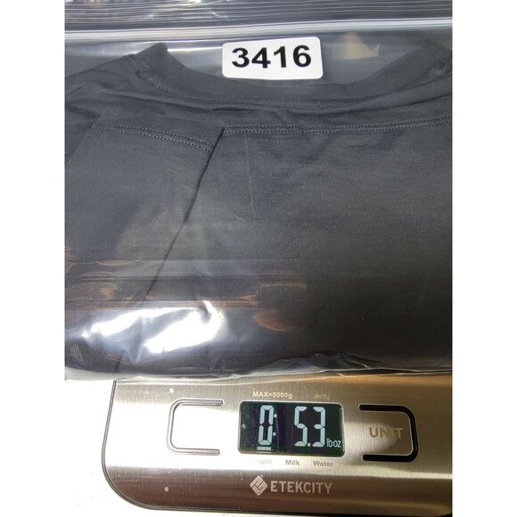 Lululemon Black Short Sleeve Button Shirt - Medium - Picture 5 of 5